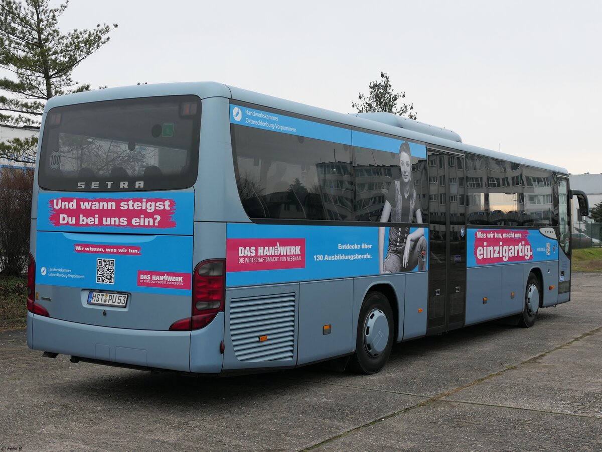 Setra 415 UL von Unger aus Deutschland in Neubrandenburg.