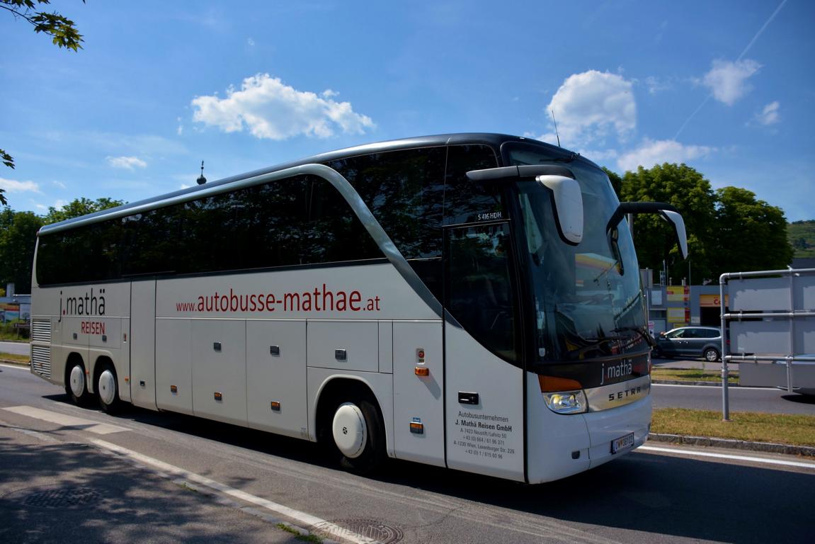 Setra 416 HHD von MATH� Reisen aus �sterreich 06/2017 in Krems.