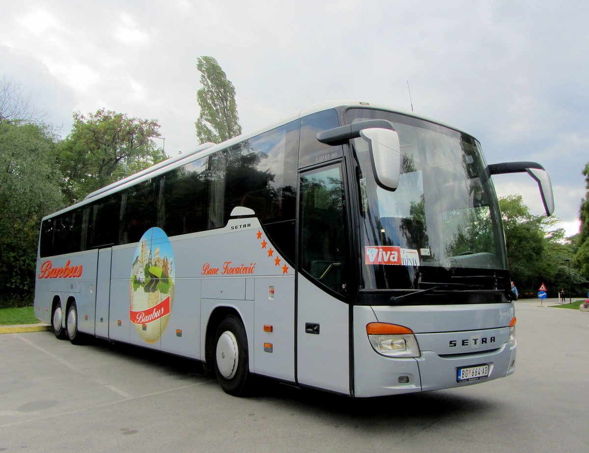 Setra 417 GT-HD von Banbus in Wien gesehen.