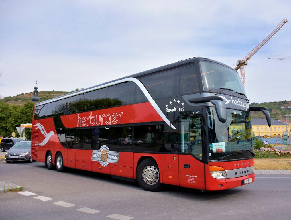 Setra 431 DT von Herburger Reisen aus �sterreich 2017 in Krems.