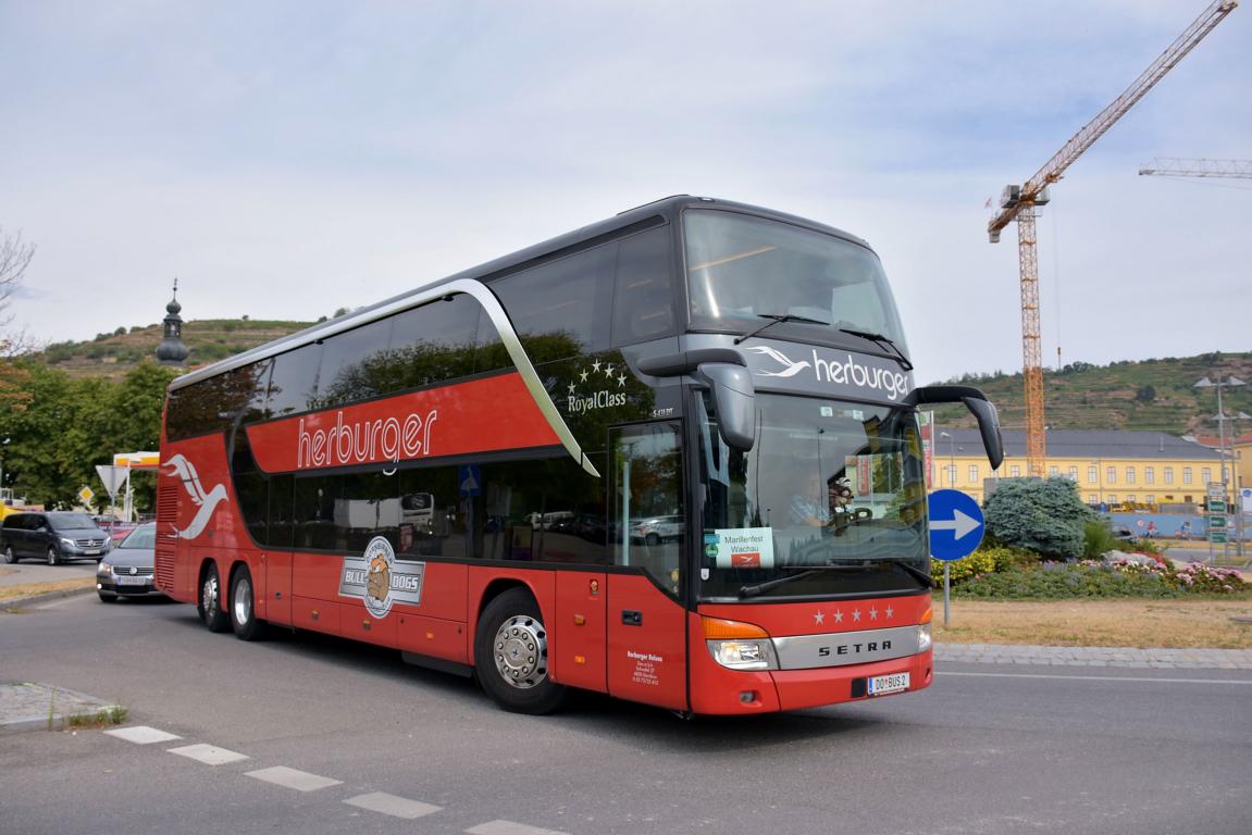 Setra 431 DT von Herburger Reisen aus �sterreich 2017 in Krems.