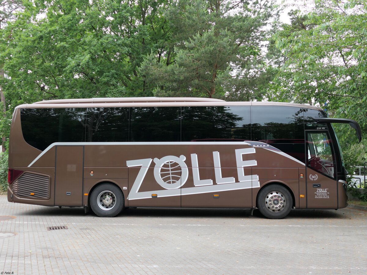 Setra 511 HD von Zölle aus Deutschland in Binz.