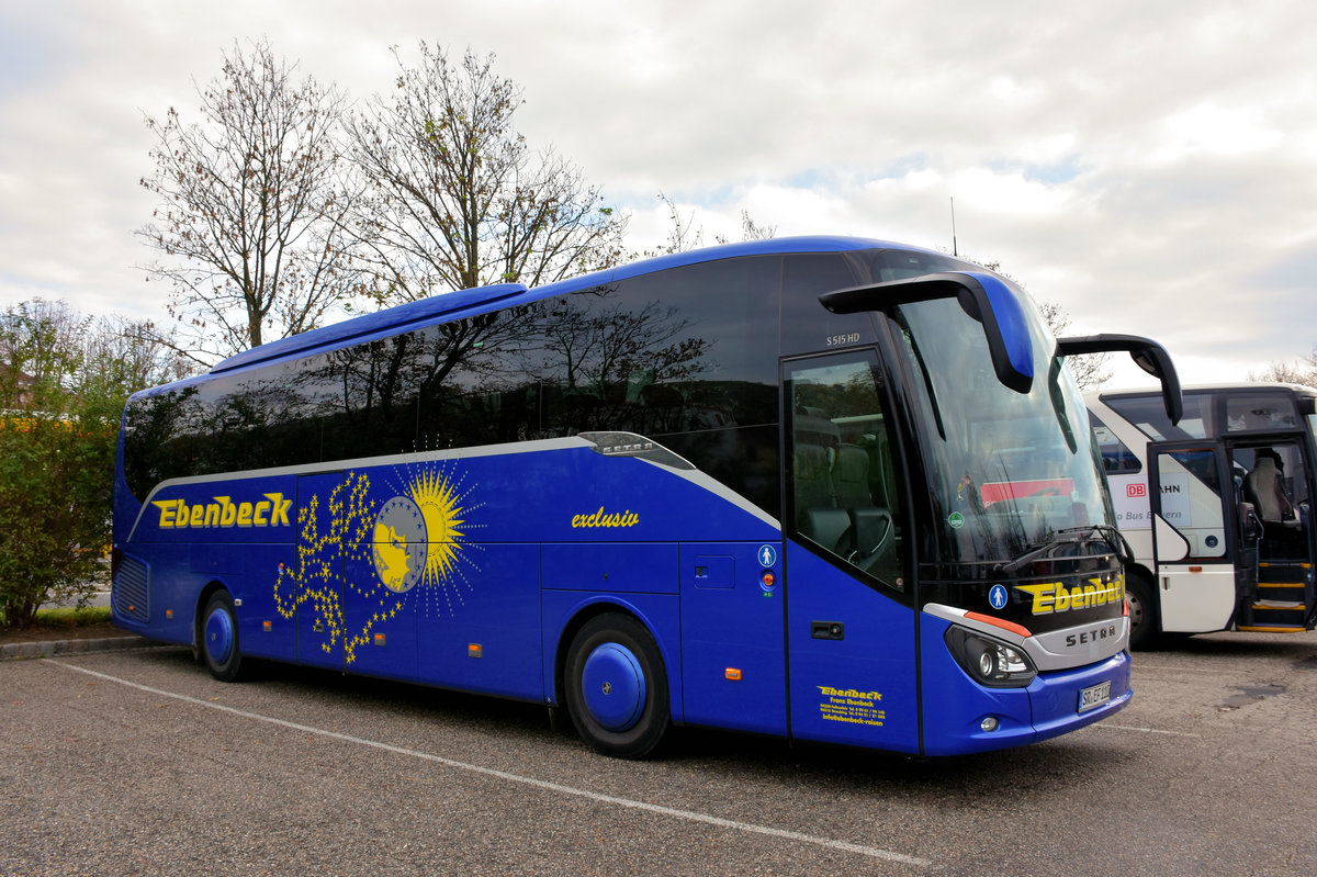 Setra 515 HD von Franz EBENBECK Reisen aus der BRD in Krems.