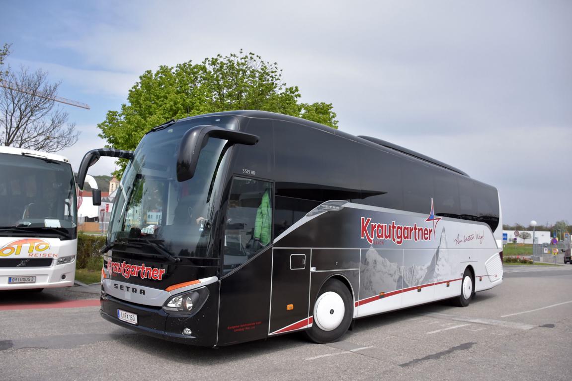 Setra 515 HD von Krautgartner Reisen aus Ober�sterreich in Krems.
