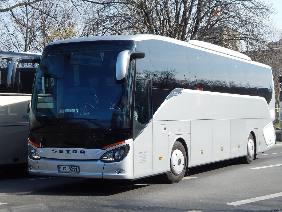 Setra 515 HD von Petr Sudek aus Tschechien in Berlin.