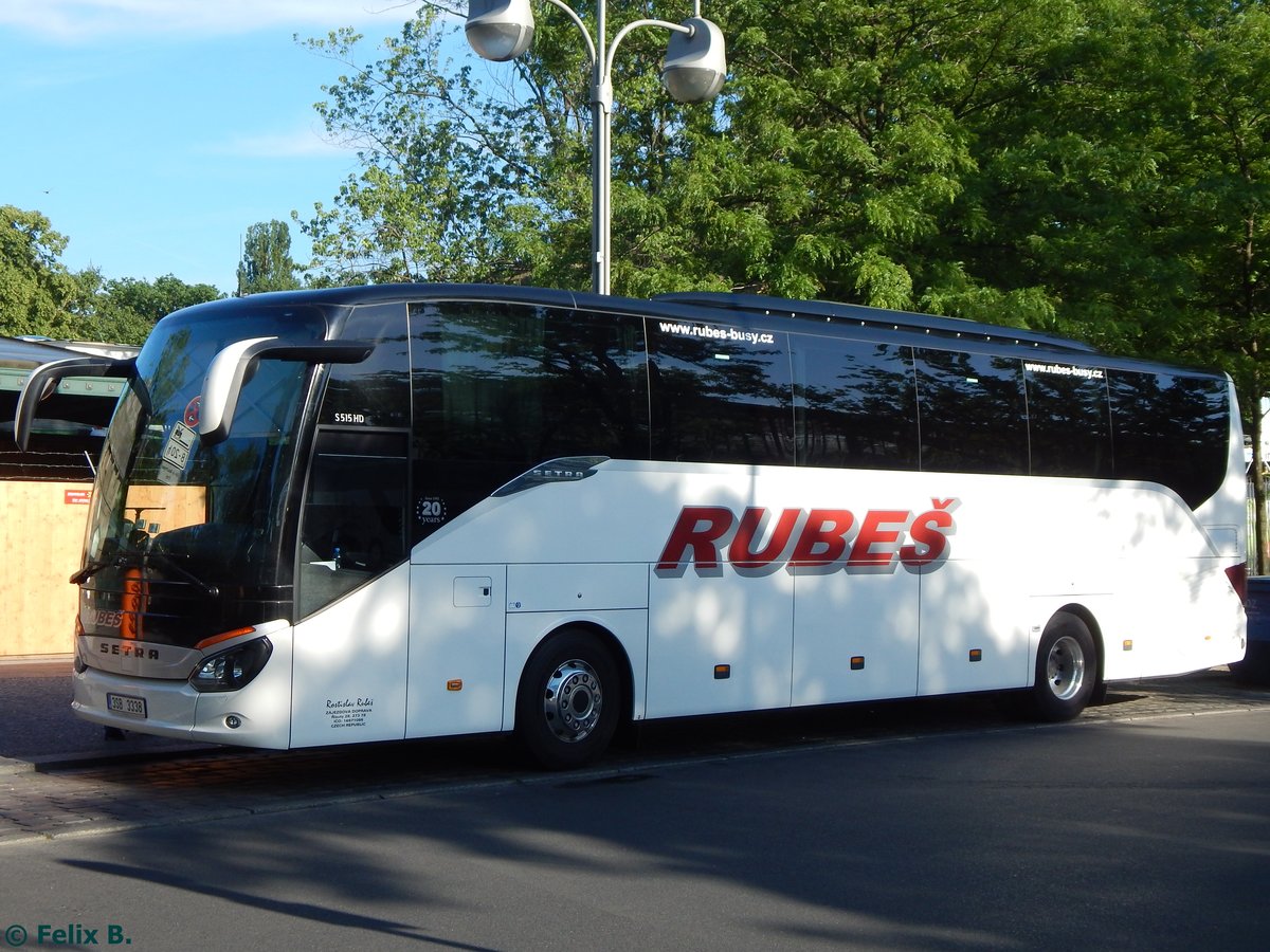 Setra 515 HD von Rubeš aus Tschechien in Berlin.