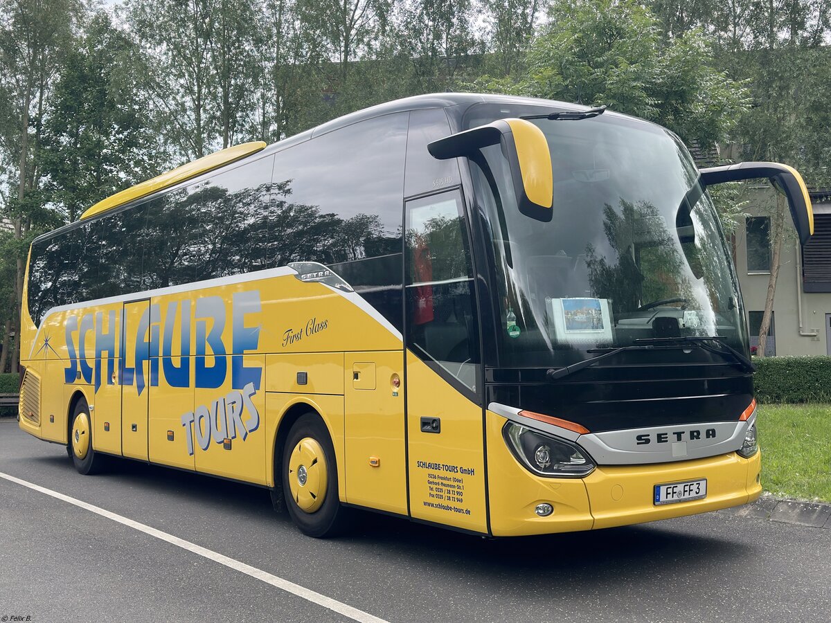 Setra 515 HD von Schlaube aus Deutschland in Plau am See.