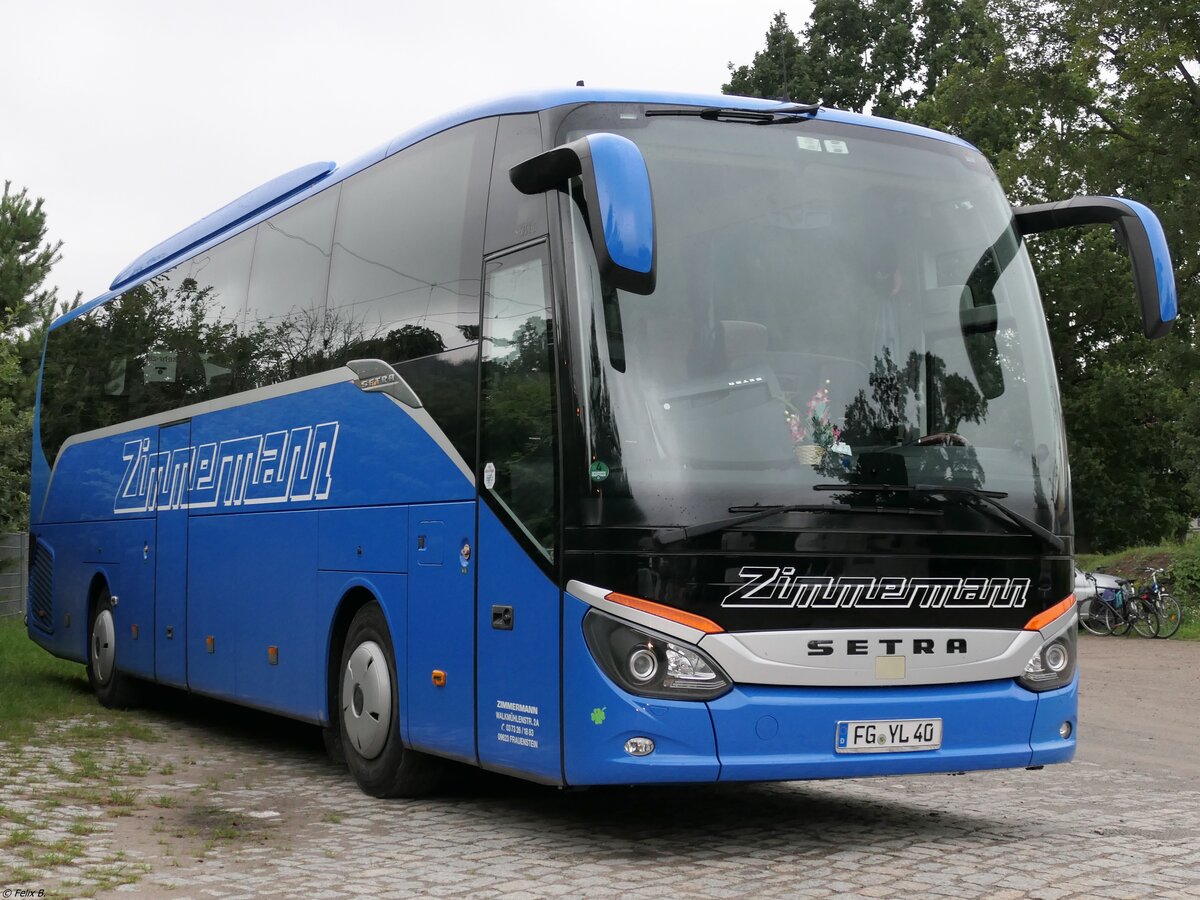 Setra 515 HD von Zimmermann aus Deutschland in Binz.