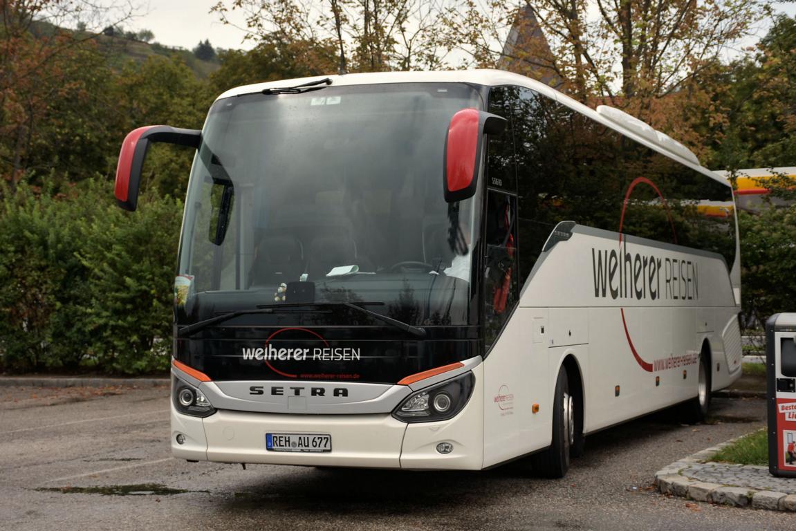 Setra 516 HD von Weiherer Reisen aus der BRD 2017 in Krems.