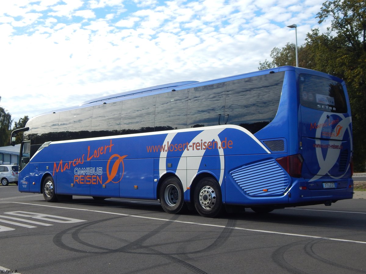 Setra 517 HD von Losert-Reisen aus Deutschland in Neubrandenburg.