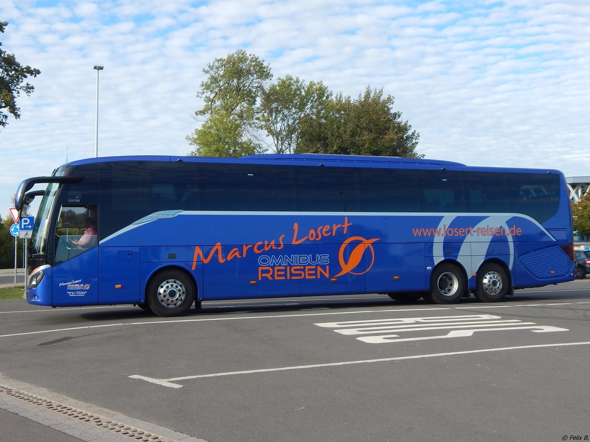 Setra 517 HD von Losert-Reisen aus Deutschland in Neubrandenburg.