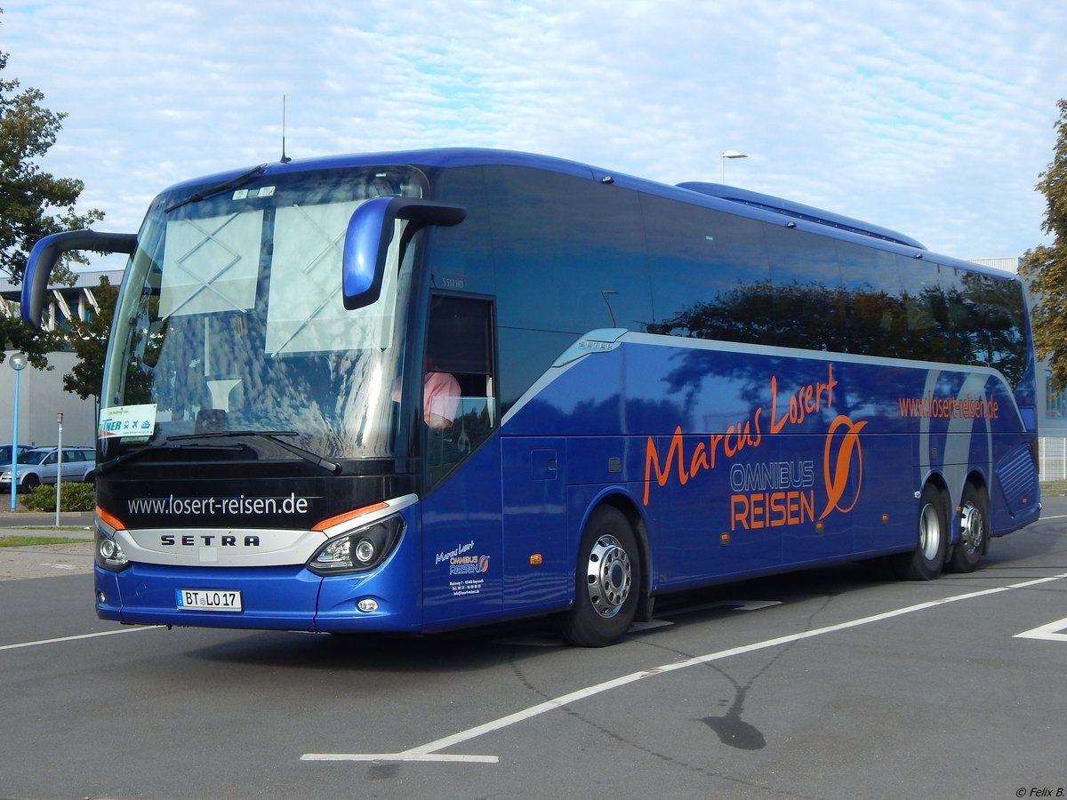 Setra 517 HD von Losert-Reisen aus Deutschland in Neubrandenburg.