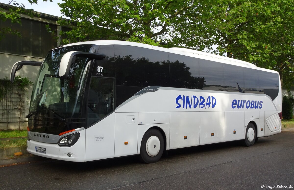 Sindbad aus Opole | Nr. 87 | OP-3687F | Setra 515 HD | 31.07.2016 in Stuttgart