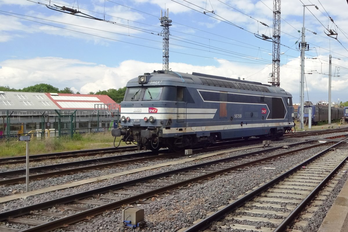 SNCF 67519 lauft am 29 Mai 2019 um in Strasbourg.