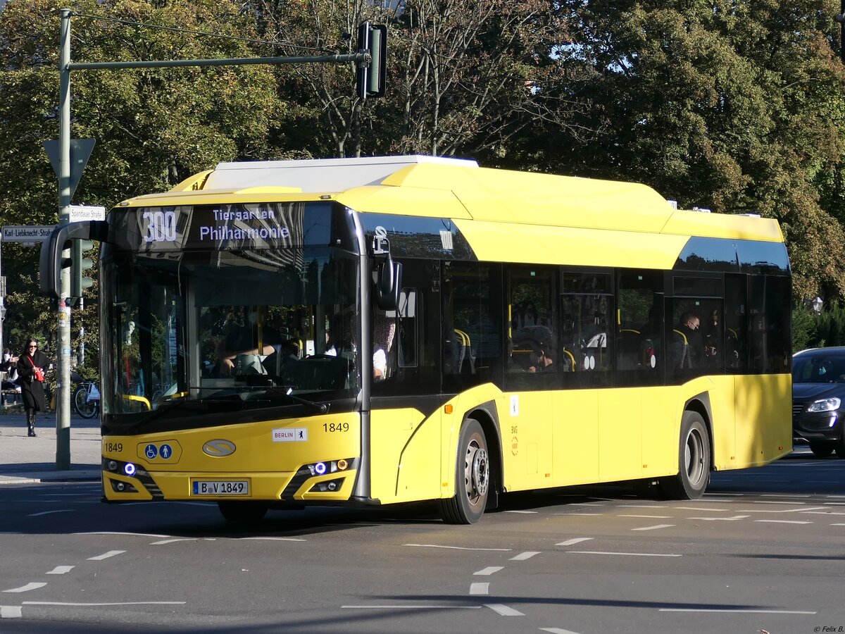 Solaris Urbino 12 electric der BVG in Berlin.