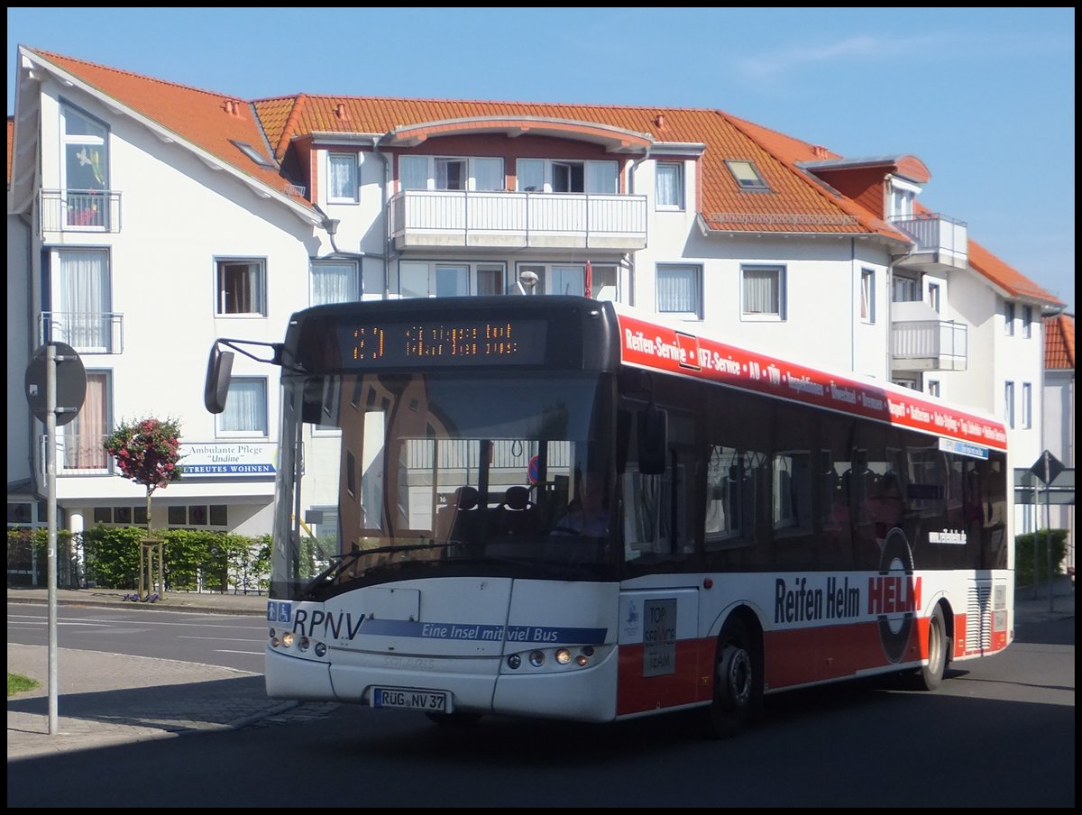 Solaris Urbino 12 der RPNV in Sassnitz.