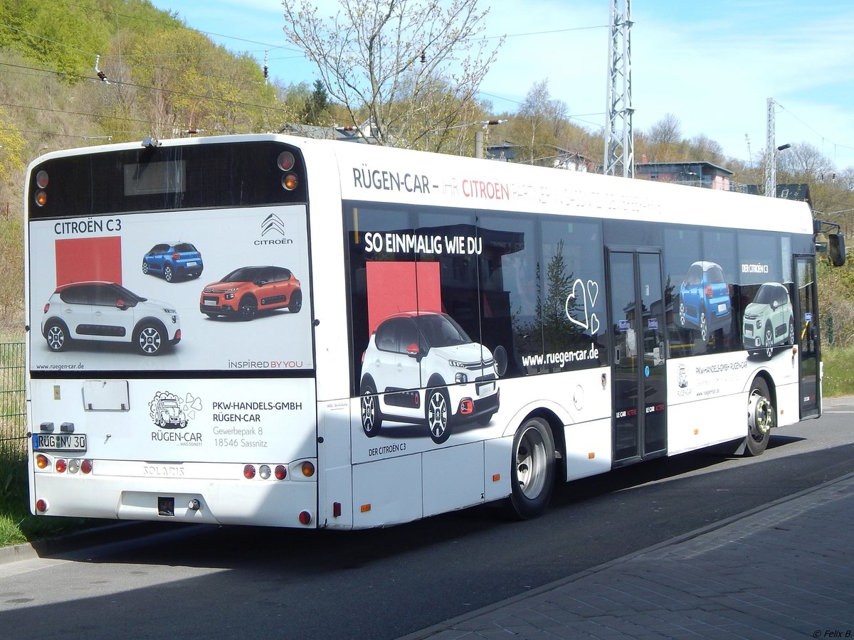 Solaris Urbino 12 der VVR in Sassnitz. 