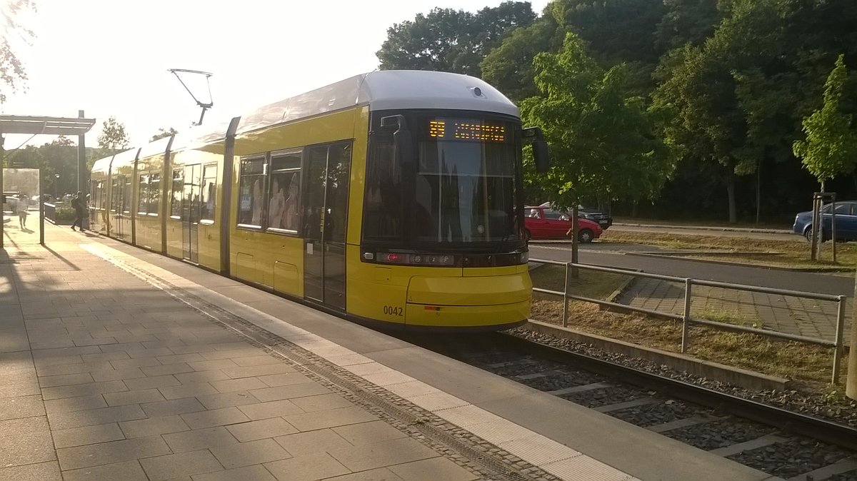 Strau�berger Stra�enbahn am 19.08.2015