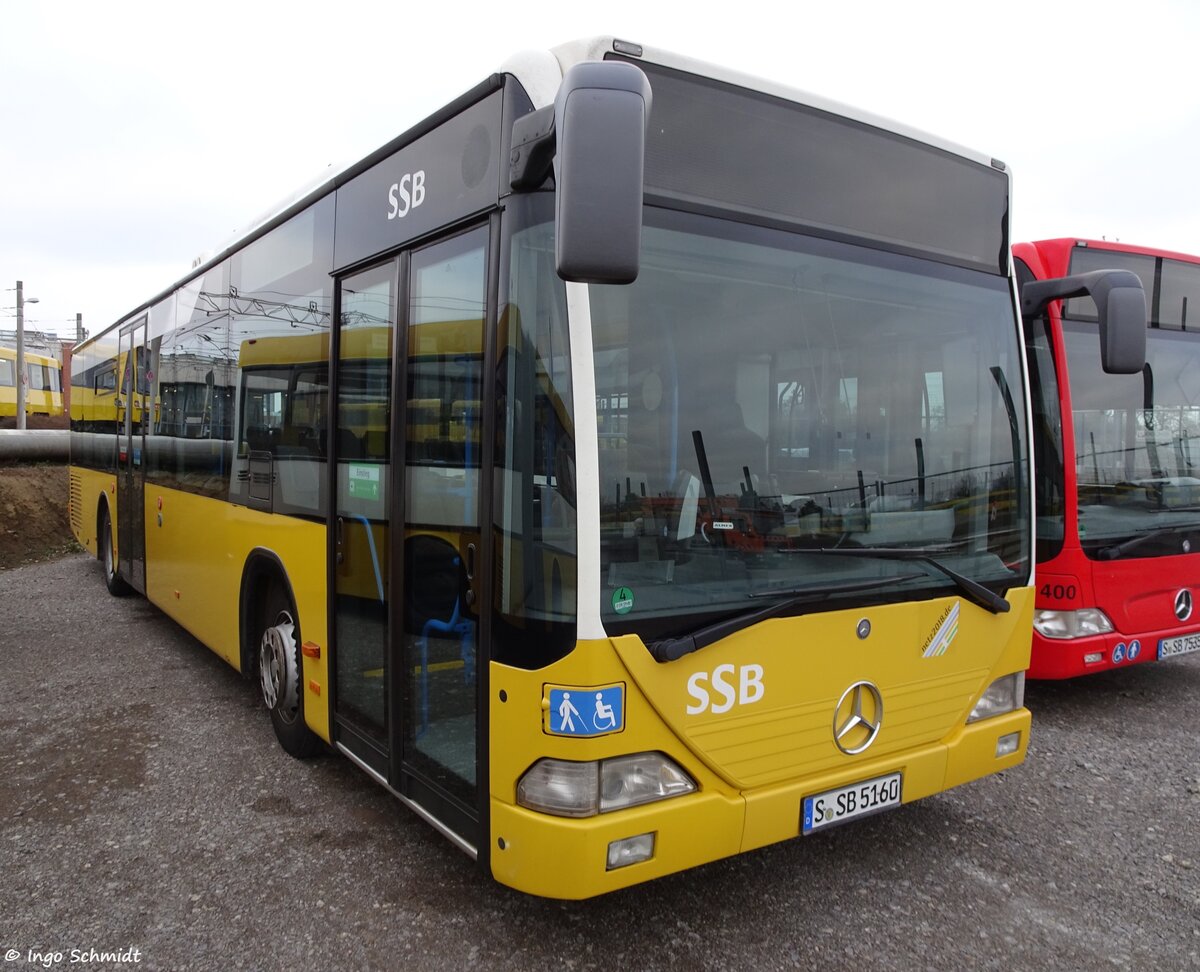 Stuttgarter Straßenbahnen (SSB) | Nr. 5160 | S-SB 5160 | Mercedes-Benz Citaro | 14.01.2018 in Stuttgart