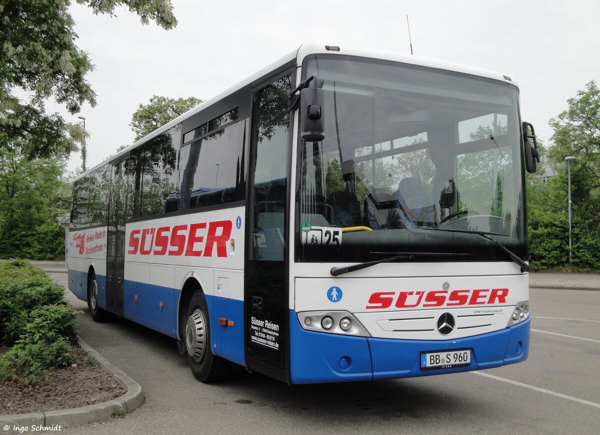 Süsser Reisen & Transport aus Deckenpfronn | BB-S 960 | Mercedes-Benz Intouro II | 24.05.2015 in Sindelfingen