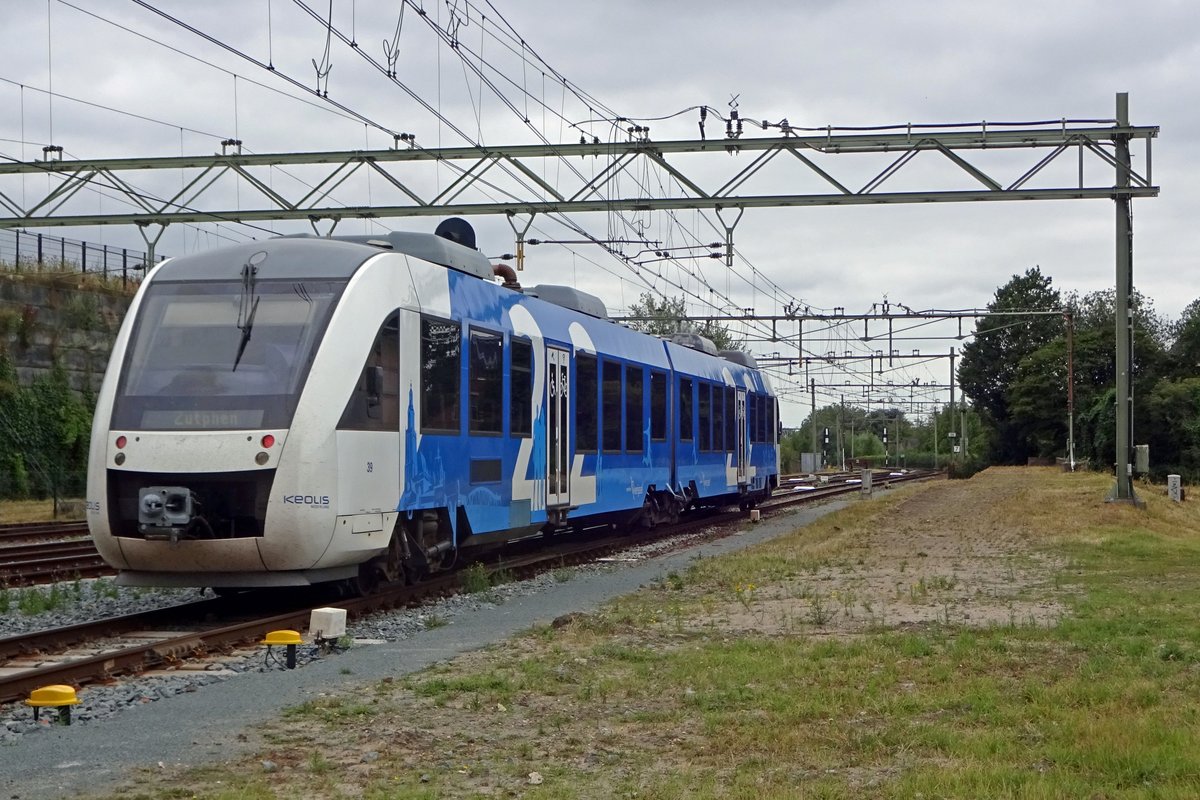 Syntus/Keolis 39 verlässt Oldenzaal am 15 Juli 2019. 