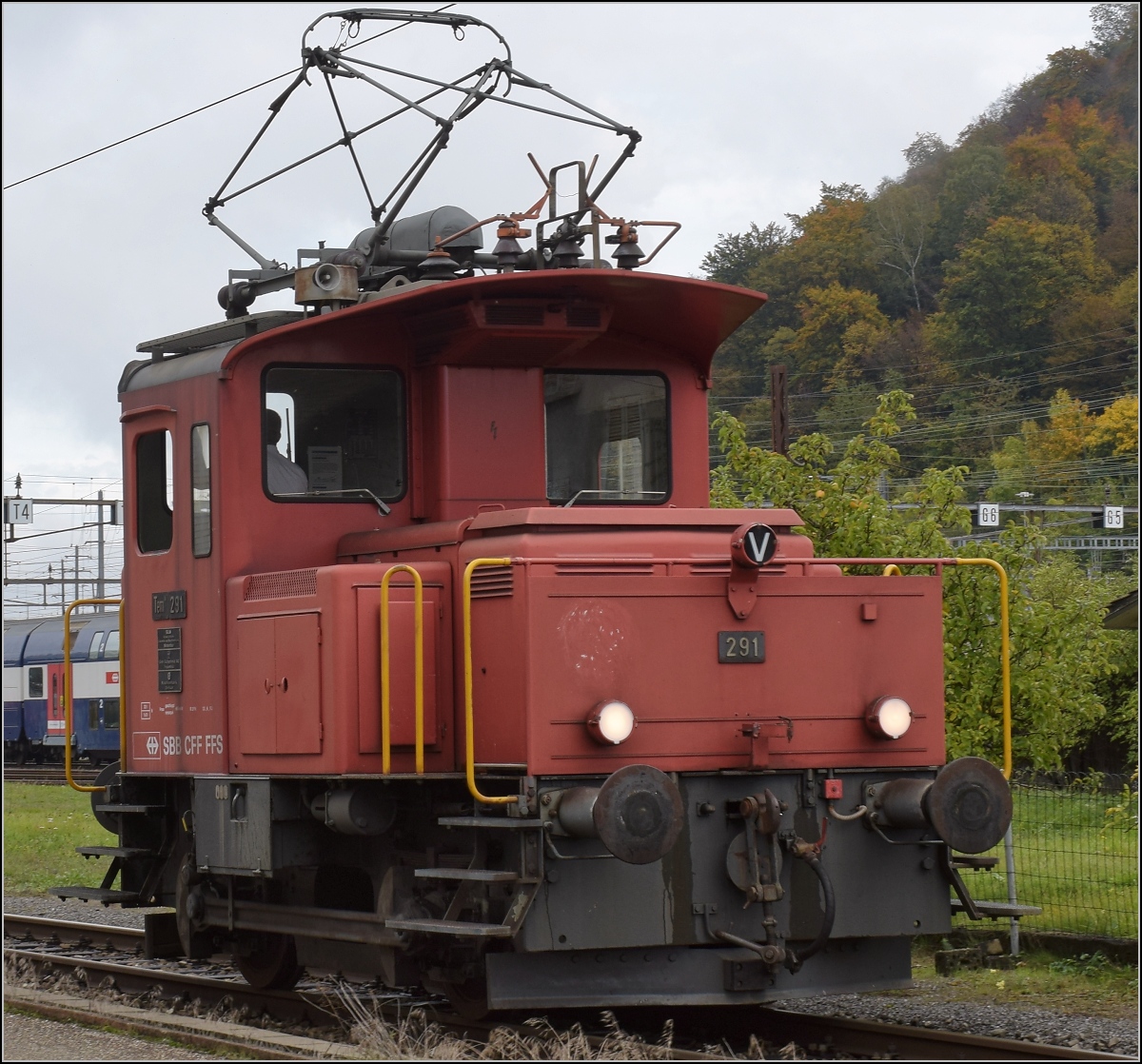 Tem II 291 der SBB Historic. Olten, Oktober 2019.