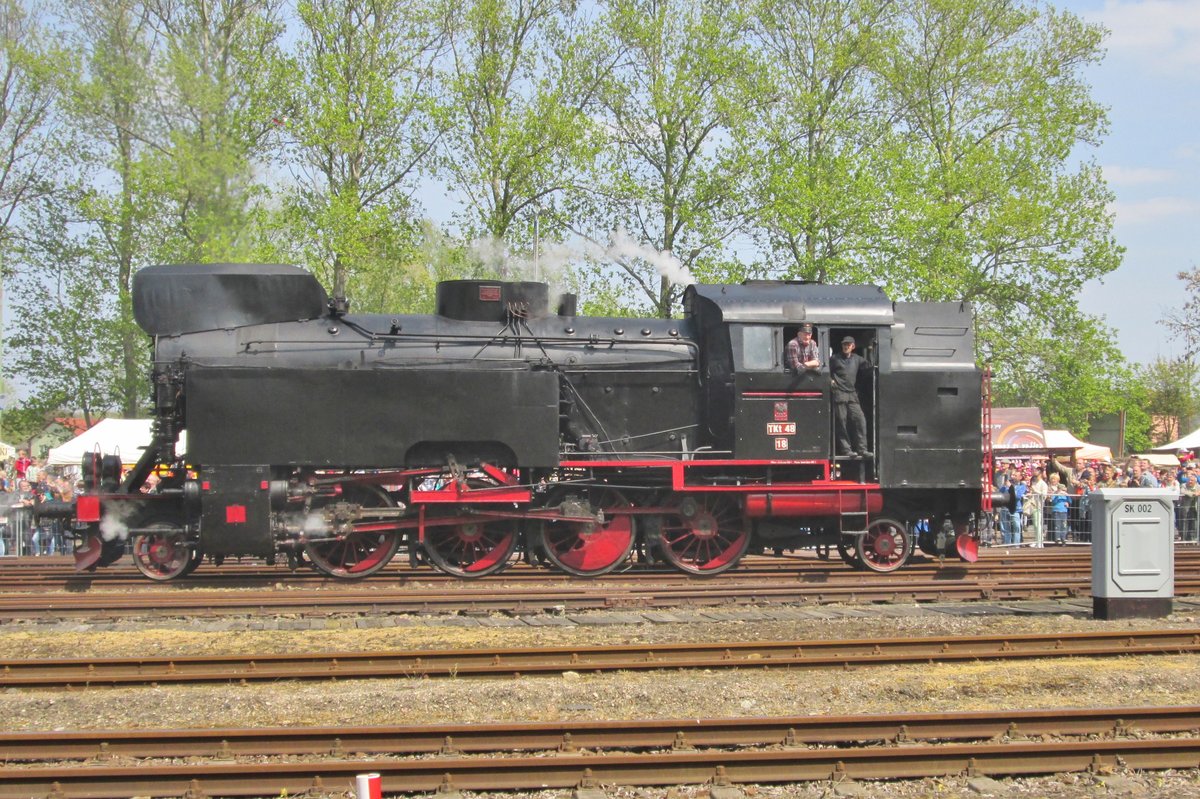 TKt 48-18 während der Lokparade in Wolsztyn am 30 April 2016.