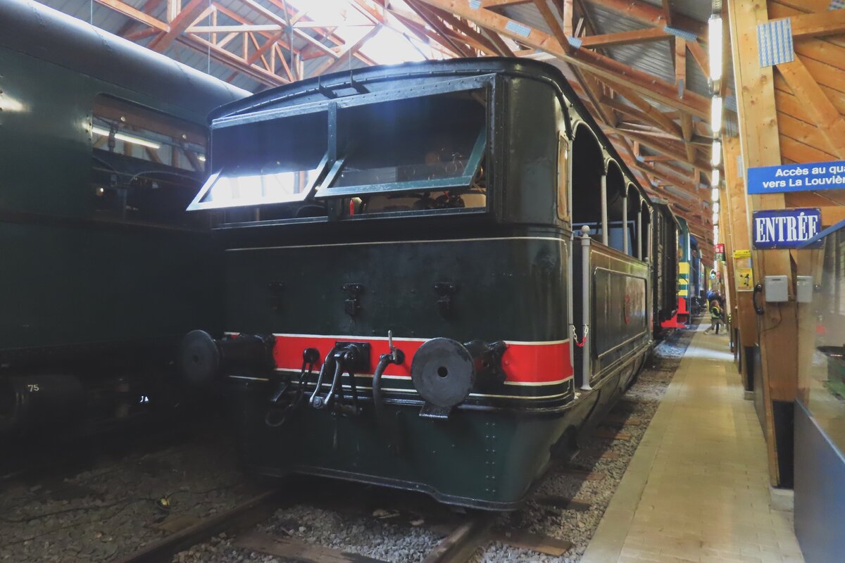 TRamlok 808 steht am 23 September 2023 ins Museum der CFV3V in Treignes.