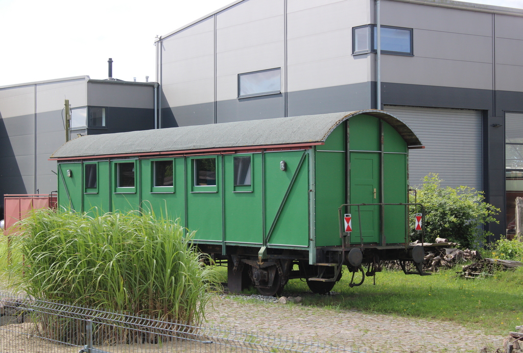 Urlaubsbahnhof  Schlafwagen in Lauterbach/Putbus am 29.07.2025 fotografiert