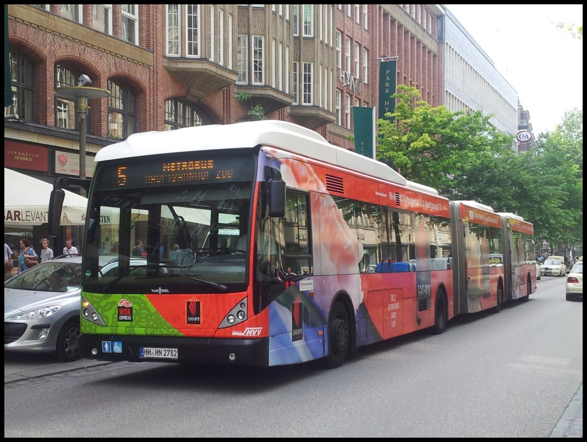 Van Hool AGG 300 der Hamburger Hochbahn AG in Hamburg.