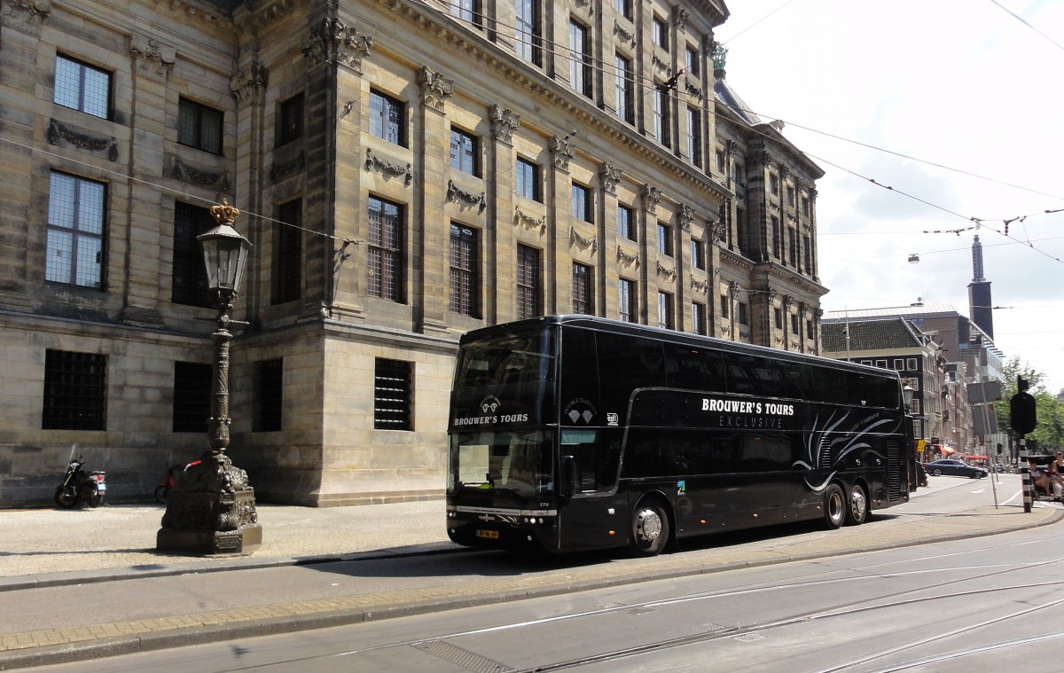 Van Hool TD927 Astromega/NL im Juli 2014 in Amsterdam gesehen.