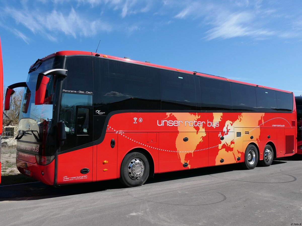 Van Hool TX16 von URB aus Deutschland in Ueckermünde.