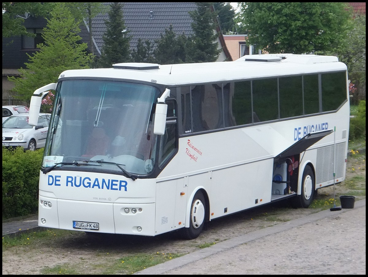 VDL Bova Futura von De Rganer aus Deutschland in Sassnitz.