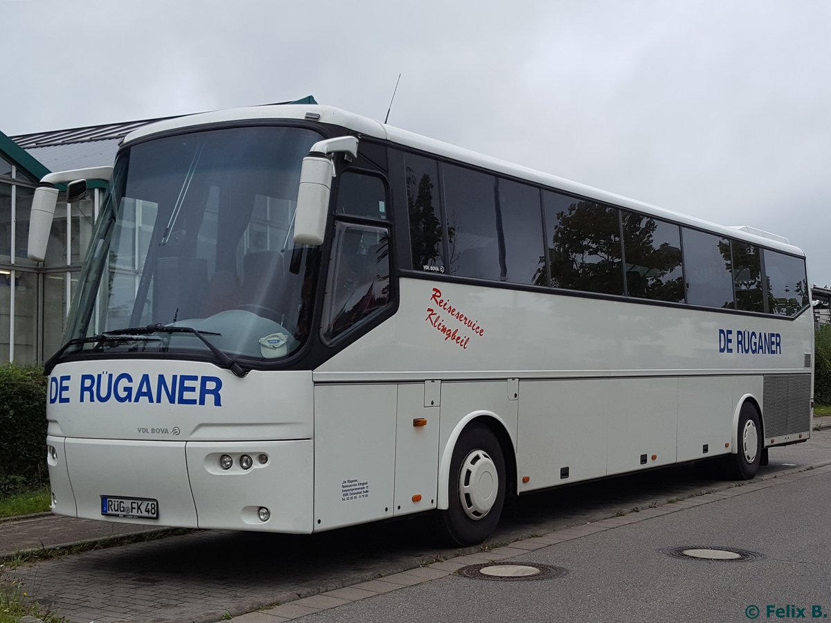 VDL Bova Futura von De Rüganer aus Deutschland im Gewerbegebiet Sassnitz.