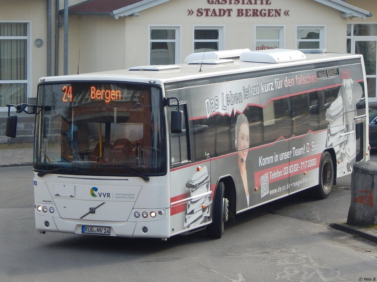 Volvo 8700 der VVR in Bergen am 07.04.2016