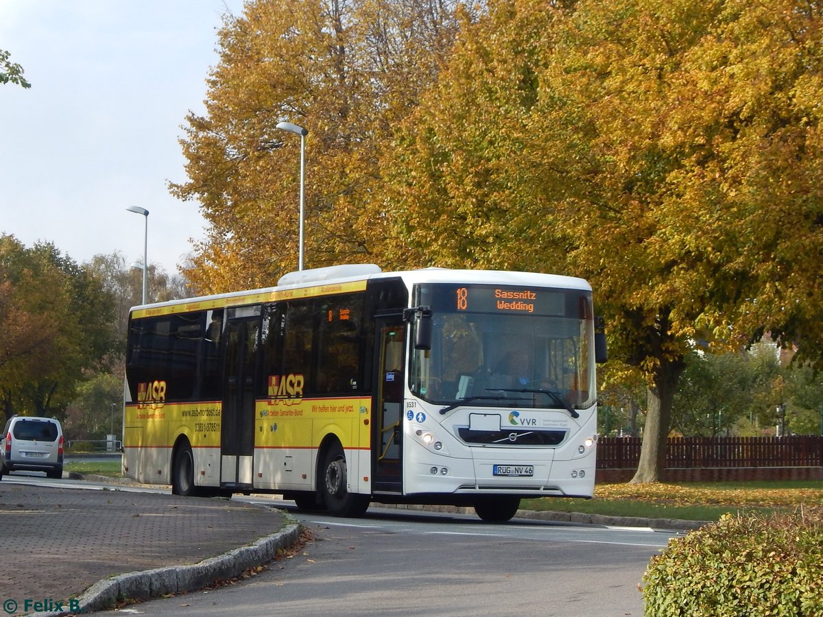 Volvo 8900 der VVR in Sasnitz.