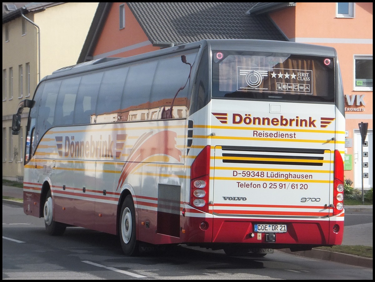 Volvo 9700 von Dnnebrink aus Deutschland in Bergen.