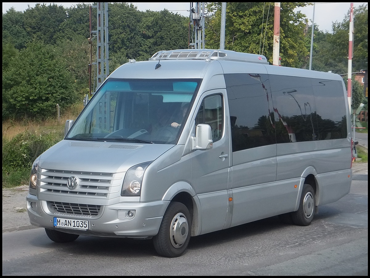 VW Crafter Vorfhrwagen der RPNV in Sassnitz.