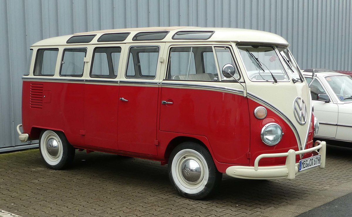 VW T 1 Samba, gesehen bei der Technorama Kassel im M�rz 2019