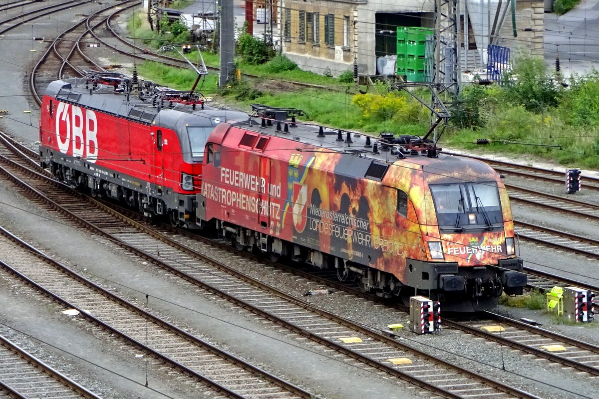 Werbetaurus 1016 048 -Taufname FLORIAN- steht am 18 September 2019 in Kufstein.