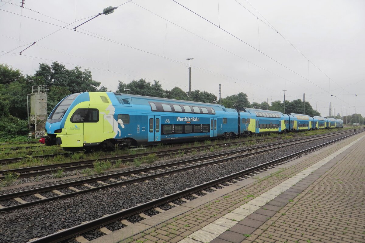 Westfalenbahn ET6-07 steht am 29 Augustus 2021 in Minden (Westfalen). 