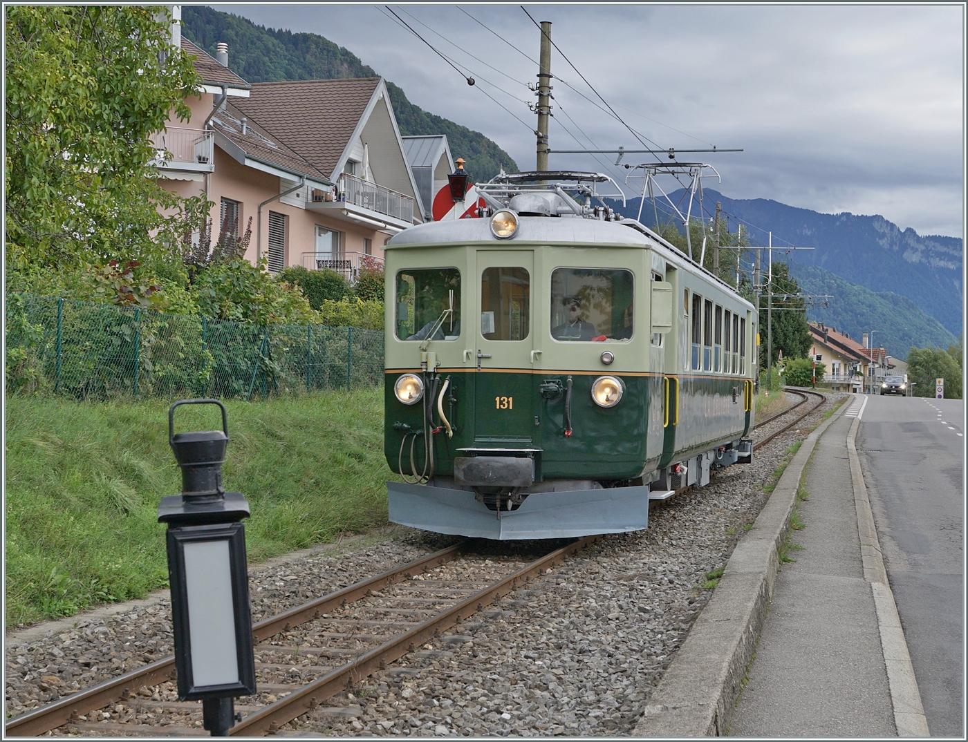 Il était une fois... les années 40 / Es war einmal: die 40er Jahre - Zu Gast war der zum Thema perfekt passende GFM Ce 4/4 131 von GFM Historique. Der Ce 4/4 131 Rangiert in Blonay-

9. September 2022