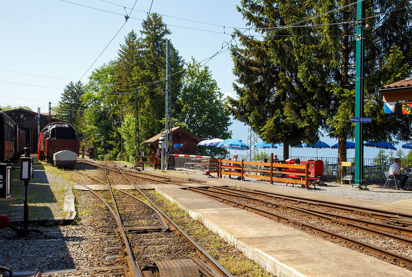 Museumsbahnromantik
Im Museumsareal in Chaulin der Museumsbahn Blonay–Chamby am 27.05.2023.