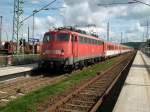 Diesmal bespannt 115 346 den EC 379 Binz-Brno am 19.August 2010.