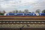 Arriva 390 steht am 8 April 2021 bei der Stadler-Werkstatte in Blerick.