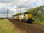NMBS Loks 7723 und 7719 Donklaan Ekeren, Belgi�n 22-06-2012.