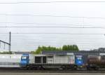 NMBS lok 5705 mit G�terzug in Moeskroen 11-05-2013.