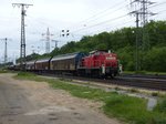 DB Schenker Diesellok 294 670-5 mit gG�terzug Rangierbahnhof Gremberg, K�ln 20-05-2016.