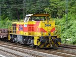 Eisenbahn und H�fen GmbH Diesellok 544 Abzweig Lotharstrasse, Forsthausweg, Duisburg 08-07-2016.