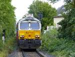 Euro Cargo Rail (ECR) Diesellok 077 004-5 Atroper Stra�e, Duisburg 14-09-2017.